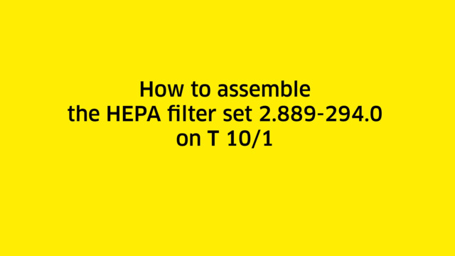 KARCHER Aspirateur poussière Pro T10/1 800W filtre HEPA 14 intégré et  certifié, cuve de 10 litres