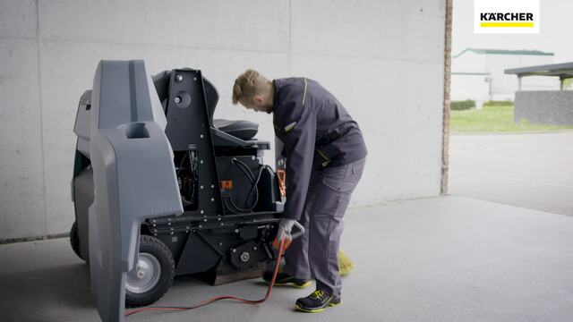 Kärcher KM 100/120 R Bp + AGM - Ride-On Sweeper - Kärcher