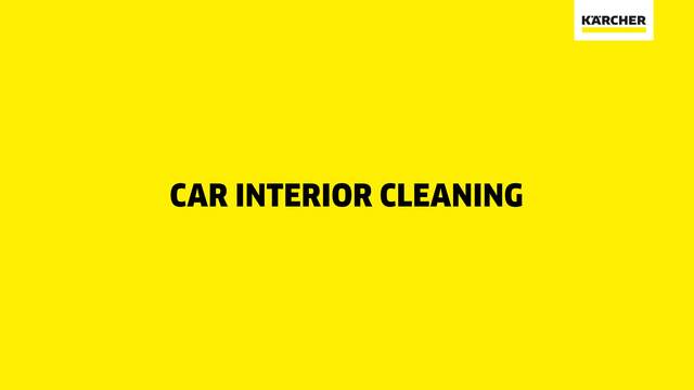 Tutorial: Car interior cleaning