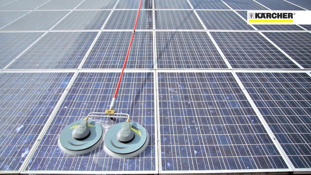 Brosse Rotative Électrique - Nettoyage Panneaux Photovoltaïques