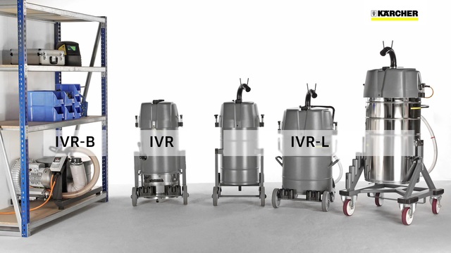 Aspirateur industriel copeaux et liquides 65l irv-l65 IVR-L 65/12-1 TC  KARCHER 94500680